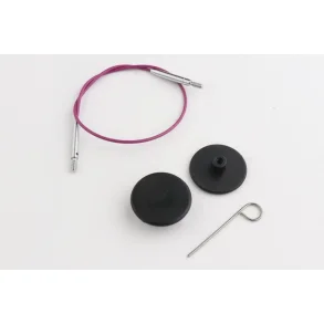 KNITPRO RUNDSTICKSKABEL M/swivel 40 cm - 10641