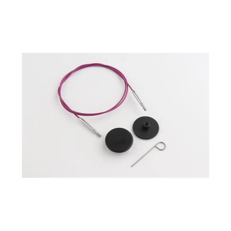 KNITPRO RUNDPINDEKABEL M/swivel 80 cm - 10644