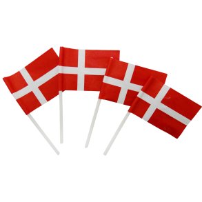 Mini Cake Flag Danska 50 st - 797412