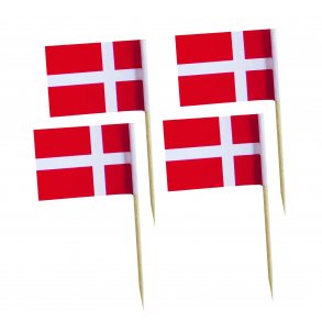 Trtflagga Danska 20 st