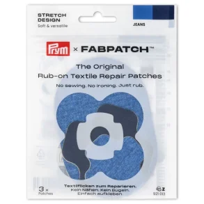 &ldquo;Prym FabPatch Jeans reparationslapp f�r denim och jeans&rdquo; &ldquo;Sj�lvh�ftande jeanslapp fr�n Prym f�r jeansbyxor&rdquo;