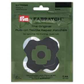 &ldquo;Prym FabPatch svart reparationslapp f�r regnkl�der&rdquo;