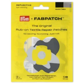 &ldquo;Prym FabPatch Reflective reparationslapp svart och gr�&rdquo; &ldquo;Reflekterande reparationslapp f�r regnkl�der och ytterkl�der fr�n Prym&rdquo;