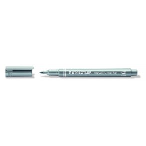 Staedtler markerar silver metalliskt