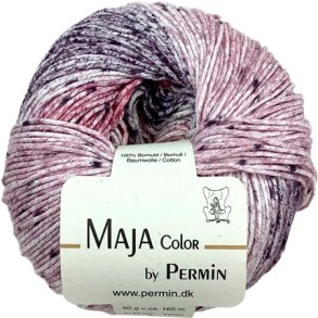 Maja Permin - Flerfarvet Bomuldsgarn - 881335 Mulberry