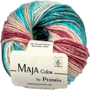 Maja Permin - Flerfarvet Bomuldsgarn - 881343 Unicorn