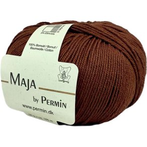 Maja Permin - 100% Bomuldsgarn Fv 880366 Nutsshell