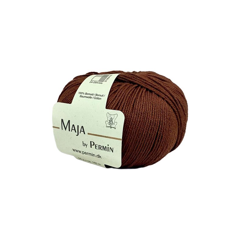 Maja Permin - 100% Bomuldsgarn Fv 880366 Nutsshell
