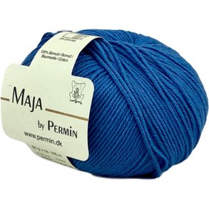 Maja Permin - 100% Bomuldsgarn Fv 880367 Jeans