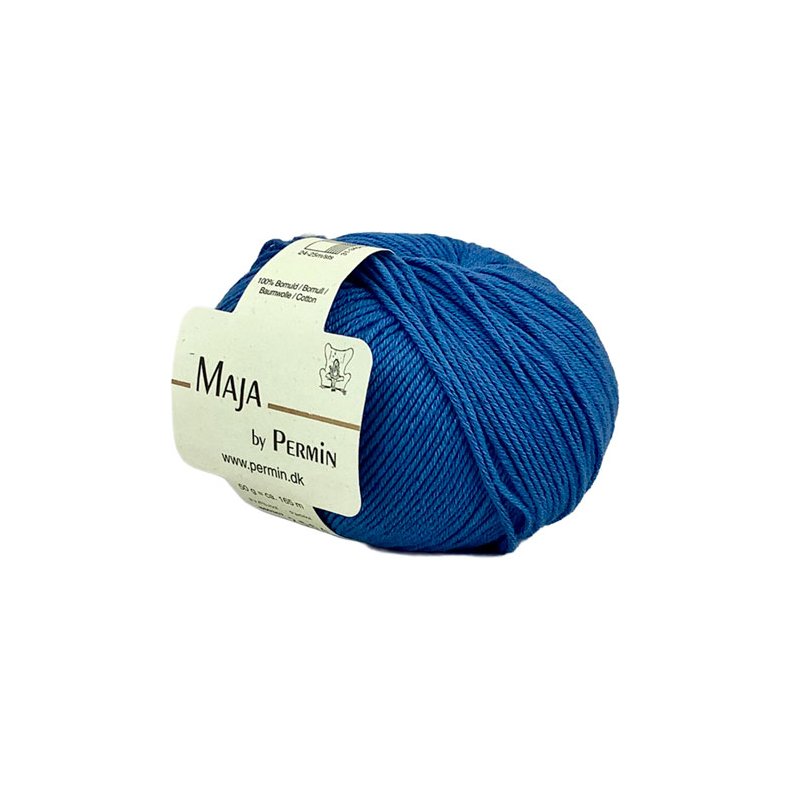 Maja Permin - 100% Bomuldsgarn Fv 880367 Jeans