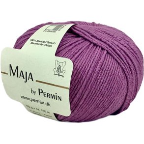 Maja Permin - 100% Bomuldsgarn Fv 880368 Mulberry