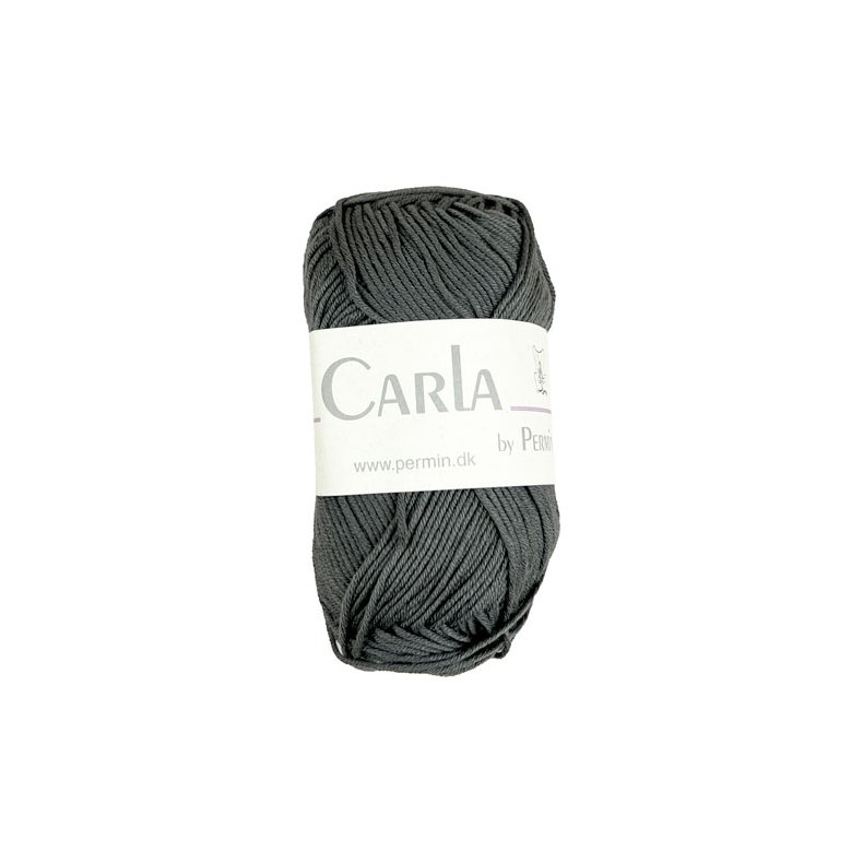 Carla By Permin - Garn Med Bomuld &amp; Modal fv 882612 fv Dark Grey