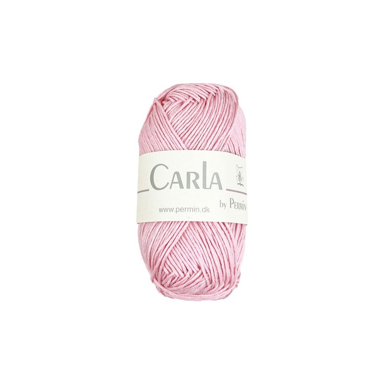 Carla By Permin - Garn Med Bomull &amp; Modal fv 882615 fv Pale Rose