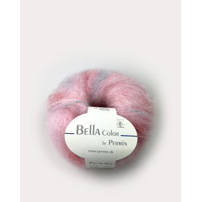 Bella Permin garn - Mohairgarn med ullgarn & polyamid - fv 883184 Color Blek rosa