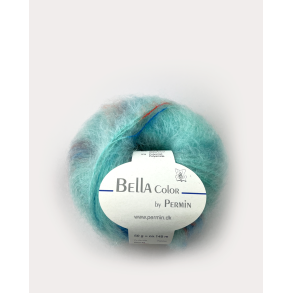 Bella Permin garn - Mohairgarn med ullgarn & polyamid - fv 883187 Color Mint