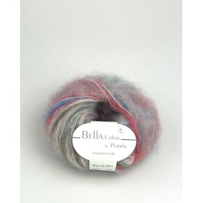 Bella Permin garn  Mohairgarn med ullgarn & polyamid  fv 883191 Vilda blommor