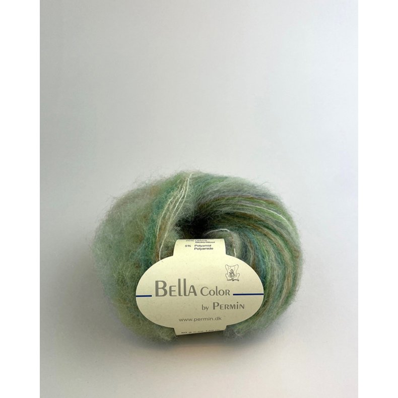 Bella Permin garn - Mohairgarn med uldgarn &amp; polyamid - fv 883194 Hjmosen
