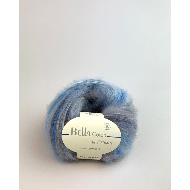 Bella Permin garn - Mohairgarn med uldgarn &amp; polyamid - fv 883195 Morgendis