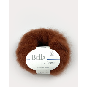 Bella Permin garn - Mohairgarn med ullgarn & polyamid - fv 883288 Nutshell