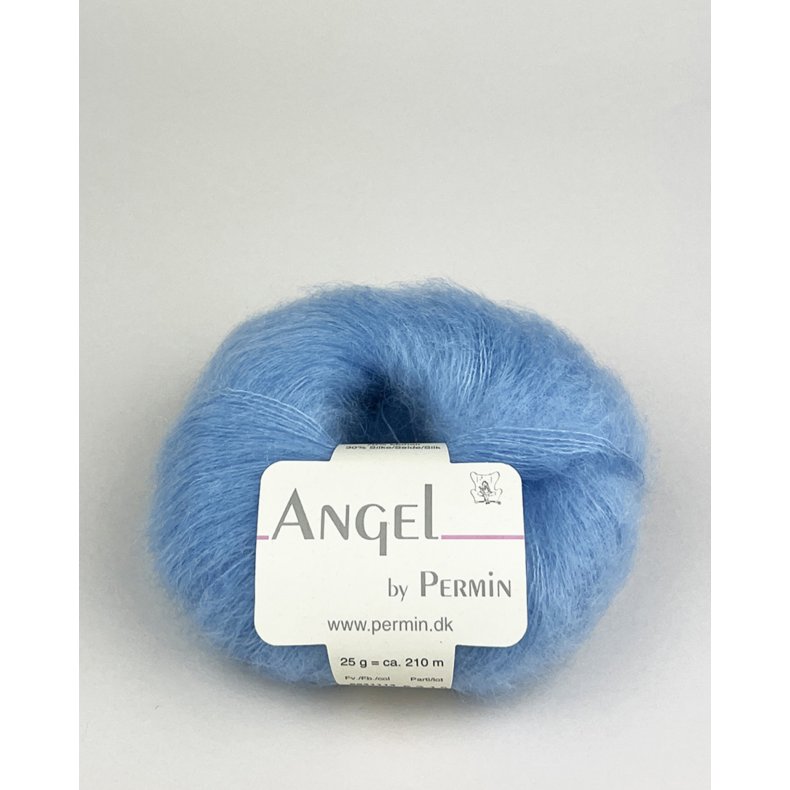 Angel Permin  Mohair- och silkegarn  8841114 Isblomma