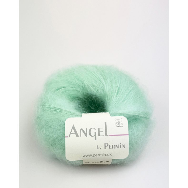 Angel Permin � Mohair- och silkegarn � 8841122 Mint Sorbet