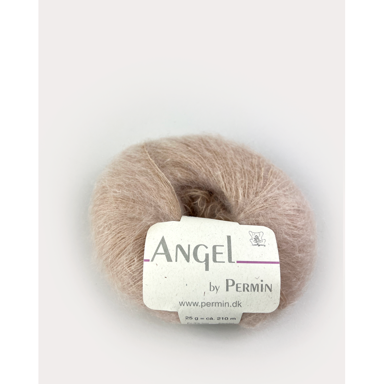 Angel Permin - Mohair och Sidengarn - fv 884131 Pastel Puder
