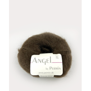 Angel Permin  Mohair- och silkegarn  884171 Oliv/brun