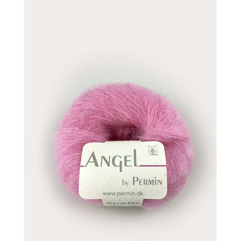 Angel Permin - Mohair och Sidengarn -  884180 Ljus Rosa