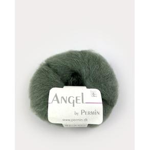Angel Permin  Mohair- och silkegarn  884192 Armygrn