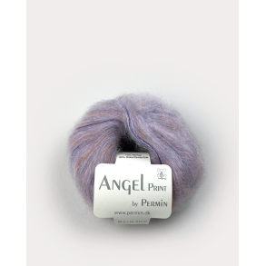 Angel Permin  Mohair- och silkegarn  884767 print Lavendel