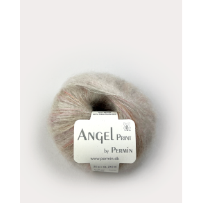 Angel Permin  Mohair- och silkegarn  884769 print Beige