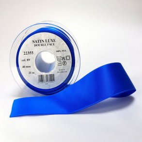Satinband/Satinsband -Kobolt Bl satinband - nr 89