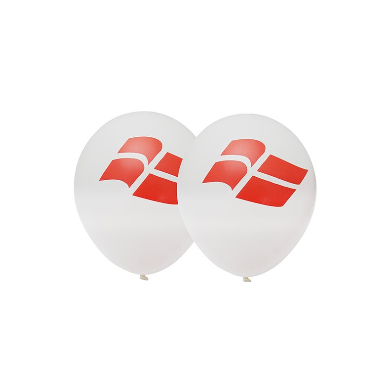 Ballonger med Dannebrogs Vittryckt Flagga 8901501 6 st