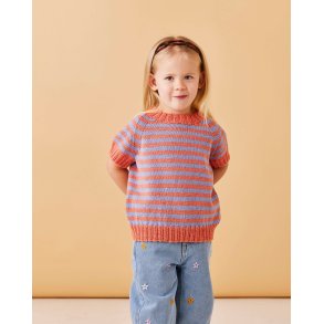 Stickmnster/stickkit med Lillemor - Randig t-shirt i storlek 1-4 r 892814