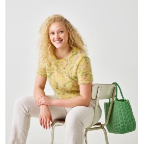 Bella Permin Stickmnster/stickpaket 893180-Sommar t-shirt med Bella Color