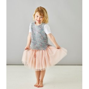 Bella Permin Stickmnster/stickPAKET 893184-Vst i prlstickad med Bella Color