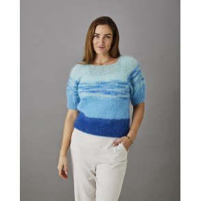 Stickkit/Stickmnster T-shirt med breda rnder Bella Color 8932116