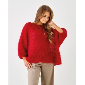 Bella strikkeopskrift Oversized Raglanbluse  893284 