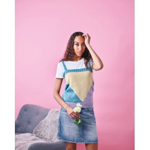 Esther Strikkeopskrift Top i flere farver 893467