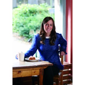 Bluse m/flser Angel garn 894104