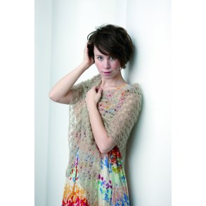 Sjal m/hulmnster Angel garn - 894110