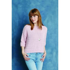 Bred bluse m/riller Angel garn 894166