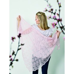 Trekantet sjal Angel garn 894179