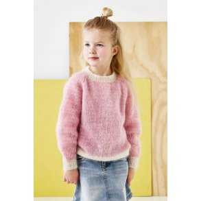 Stickningspaket - Raglan sweater med rnder till barn - 894196