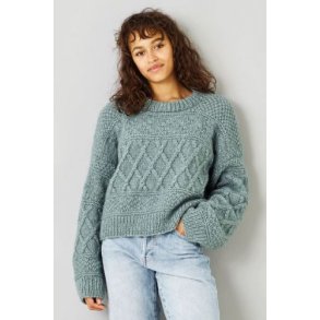 Alice Permin Strikkeopskrift/Strikkekit- OVERSIZE SWEATER MED STRUKTUR- 8962105