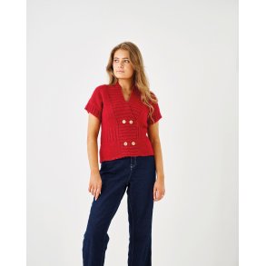 Alice Stickmnster Kort vst med sjalkrage 8962115