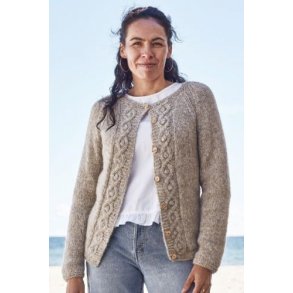 Alice Permin Strikkeopskrift/Strikkekit-RAGLANTRJE MED FLETMNSTER-896282