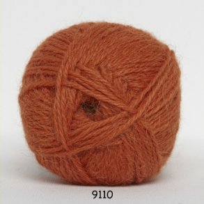 Hjerte Alpaca - Alpaca ullgarn - fv 9110 Orange