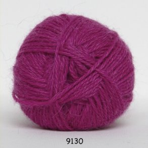 Hjerte Alpaca - Alpaca ull fv 9130 Pink