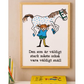 Broderikit Pippi St och stark Permin 92-4537